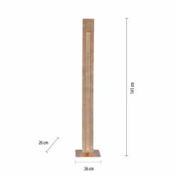 Paul Neuhaus LED-Stehleuchte 1flg goldfarben