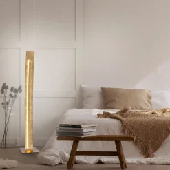Paul Neuhaus LED-Stehleuchte 1flg goldfarben