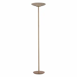 Paul Neuhaus LED-Stehleuchte 2flg braun