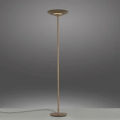 Paul Neuhaus LED-Stehleuchte 2flg braun