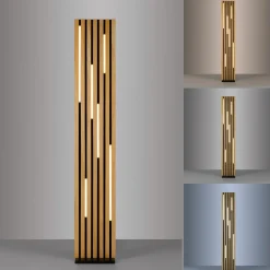 Paul Neuhaus LED-Stehleuchte 1flg braun