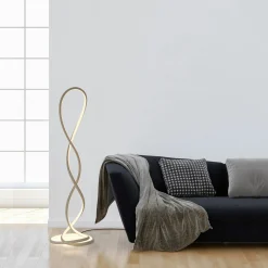 Paul Neuhaus LED-Stehleuchte 1flg braun