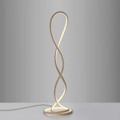 Paul Neuhaus LED-Stehleuchte 1flg braun