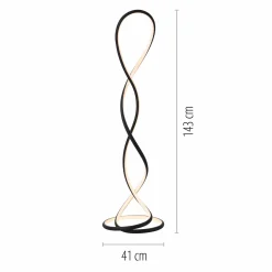 Paul Neuhaus LED-Stehleuchte 1flg schwarz