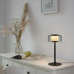 Paul Neuhaus LED-Tischleuchte 1flg schwarz