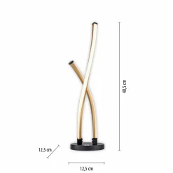 Paul Neuhaus LED-Tischleuchte 1flg schwarz