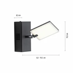 Paul Neuhaus LED-Wandleuchte 1flg schwarz