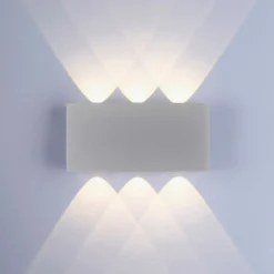 Paul Neuhaus LED-Wandleuchte 6flg silberfarben