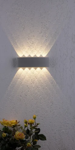 Paul Neuhaus LED-Wandleuchte 10flg silberfarben