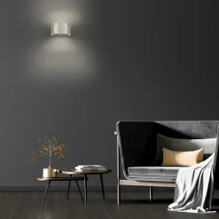 Paul Neuhaus LED-Wandleuchte 2flg silberfarben