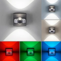 Paul Neuhaus LED-Wandleuchte 4flg schwarz