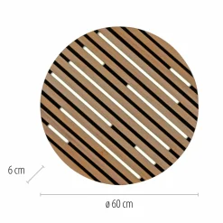 Paul Neuhaus LED-Wand-u. Deckenleuchte 1flg braun