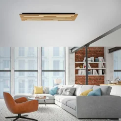 Paul Neuhaus LED-Wand-u. Deckenleuchte 1flg braun