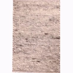 Paulig Handwebteppich beigegrau