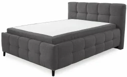 Polsterbett grau