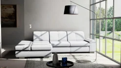 Polstergarnitur blau