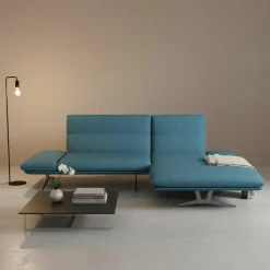 Polstergarnitur blau