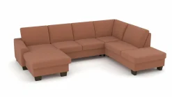 Polstergarnitur braun