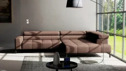 Polstergarnitur braun