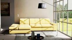 Polstergarnitur gelb