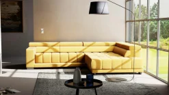 Polstergarnitur gelb