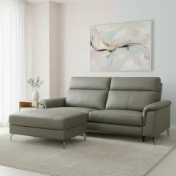 Polstergarnitur grau