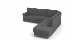 Polstergarnitur grau