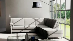 Polstergarnitur grau