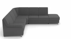 Polstergarnitur grau