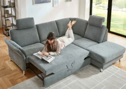 Polstergarnitur grau