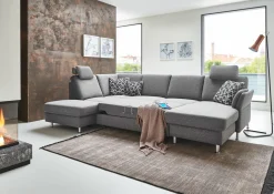 Polstergarnitur grau