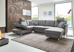 Polstergarnitur grau