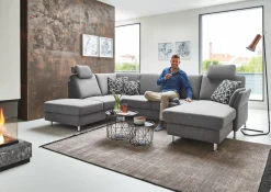 Polstergarnitur grau