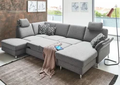 Polstergarnitur grau