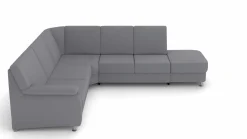 Polstergarnitur grau