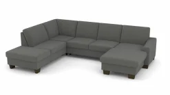 Polstergarnitur grau