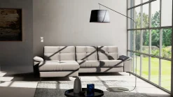 Polstergarnitur grau