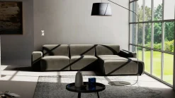 Polstergarnitur grau