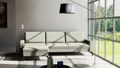 Polstergarnitur grau