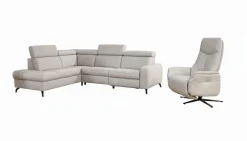 Polstergarnitur graubeige