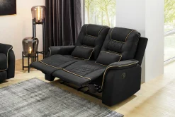 Polstergarnitur schwarz