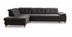 Polstergarnitur schwarz