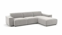 Polstergarnitur silberfarben