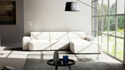 Polstergarnitur weiß