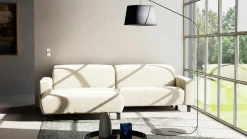 Polstergarnitur weiß