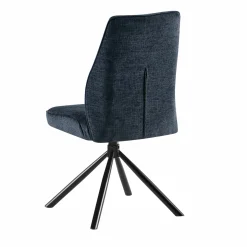 Polsterstuhl drehbar grau