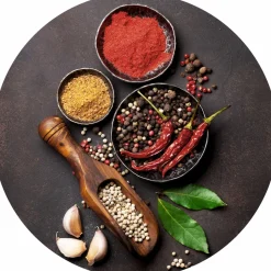 Pro Art Glasbild rund 20cm mehrfarbig