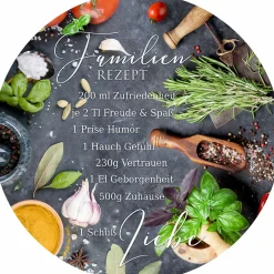 Pro Art Glasbild rund 30cm mehrfarbig