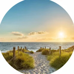 Pro Art Glasbild rund 20cm mehrfarbig