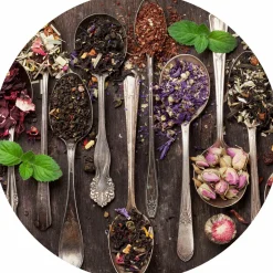 Pro Art Glasbild rund 30cm mehrfarbig